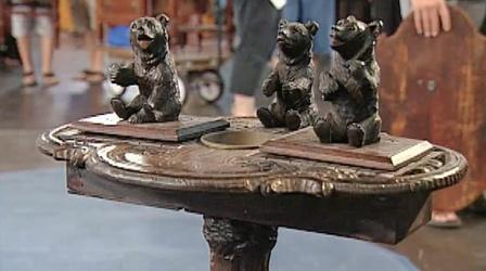 Video thumbnail: Antiques Roadshow Appraisal: Black Forest Smoking Stand, ca. 1900