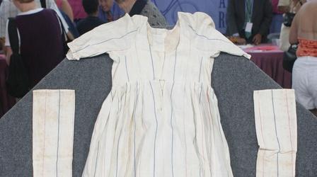 Video thumbnail: Antiques Roadshow Appraisal: Cotton Wedding Dress, ca. 1798