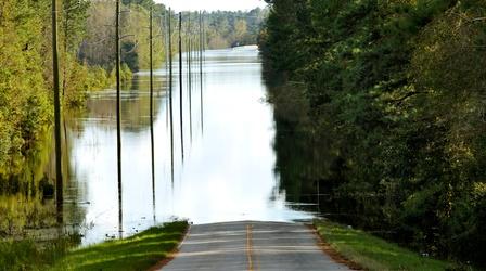 Video thumbnail: PBS NewsHour News Wrap: Heavy Florence flooding closes interstates