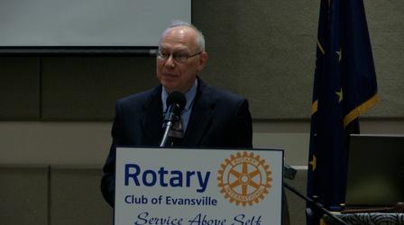 Video thumbnail: Evansville Rotary Club Regional Voices: Dr. Glen Kissel, USI