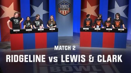 Video thumbnail: Civics Bowl Ridgeline vs Lewis & Clark