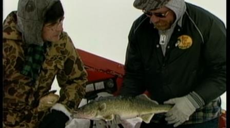 Video thumbnail: Rod & Reel Streamside Hay bay Walleyes on Ice