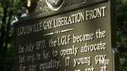 New Marker Goes Up Honoring Two Landmark Events in Louisville's LGBTQ history