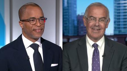 Video thumbnail: PBS NewsHour Brooks and Capehart on Trump's vision for a 2nd term