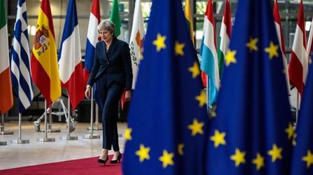 Video thumbnail: PBS NewsHour Is Theresa May's government in peril over Brexit?