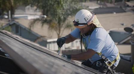 Video thumbnail: Earth Focus Formerly Incarcerated Find Career Opportunities in Solar