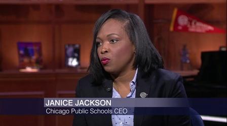 Video thumbnail: Chicago Tonight CPS CEO Jackson on a Possible Teachers Strike, Year Ahead
