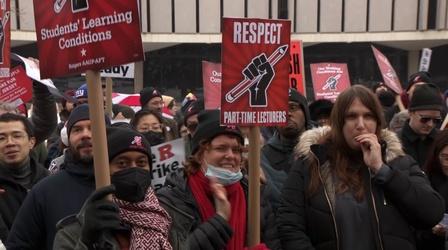 Rutgers president implies court battle if professors strike