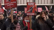 Rutgers president implies court battle if professors strike