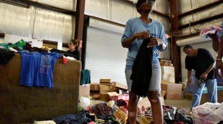 Video thumbnail: PBS NewsHour How Harvey evacuees are coping in shelters