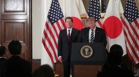 Video thumbnail: PBS NewsHour Trump talks ‘trade imbalance’ on day one of Japan visit