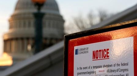 Video thumbnail: PBS NewsHour Party leaders trade jabs as senators continue discussions