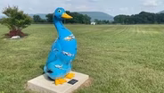 Goose Day and Wild Goose Sculptures
