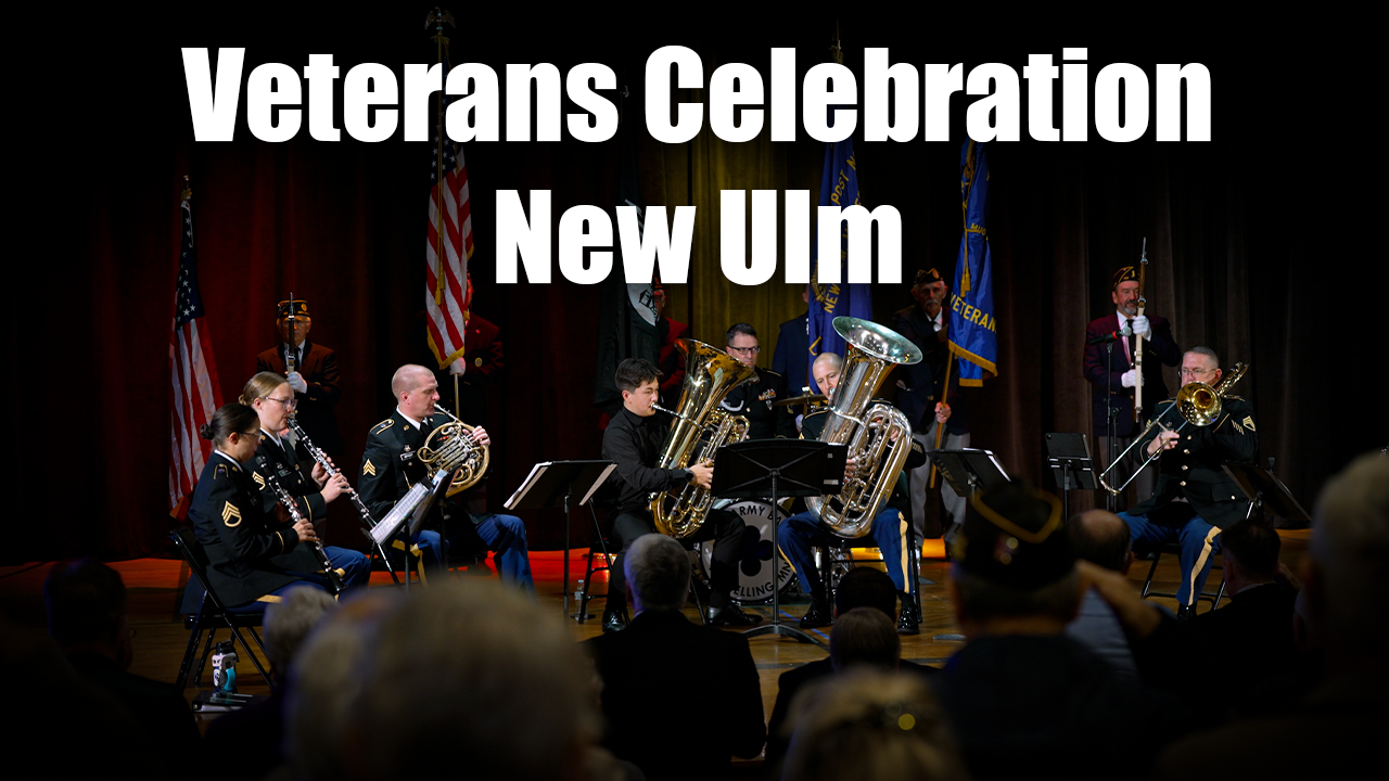 State Street Theater in New Ulm, MN hosts a Veterans celebration on the eve of Veterans Day 2024.