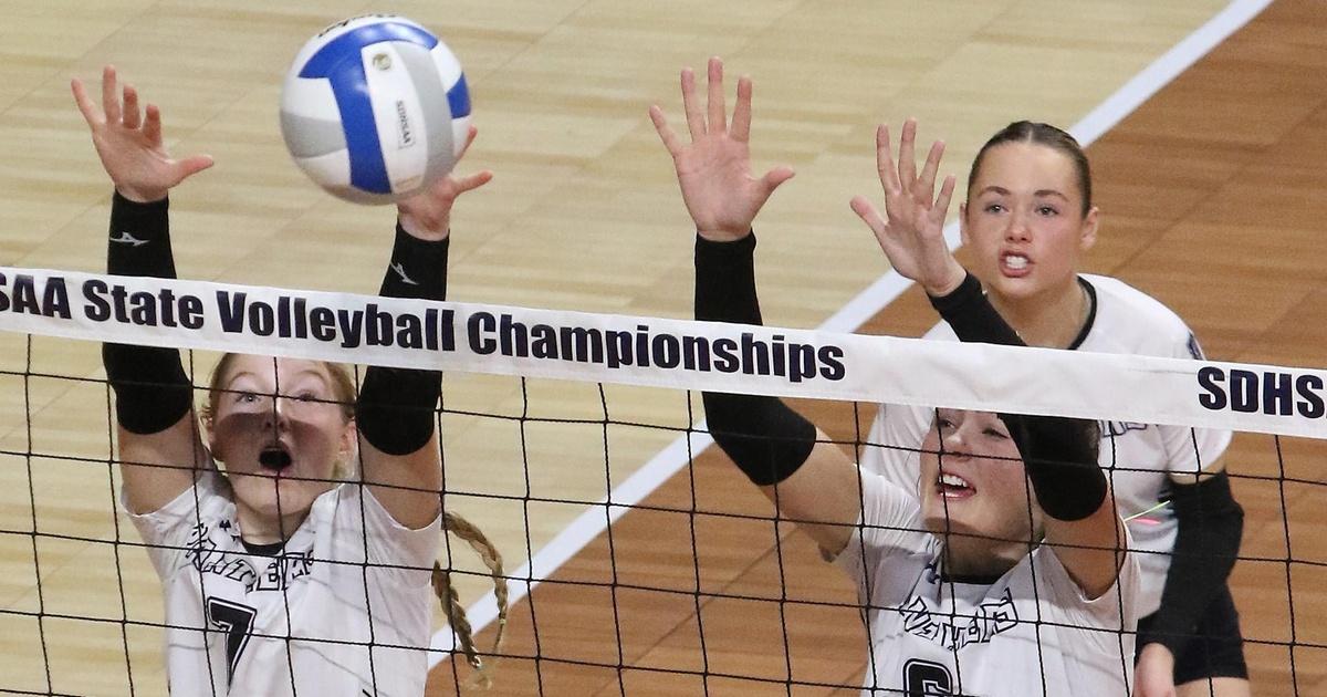 High School Activities 2023 A Volleyball Dakota Valley vs. Wagner