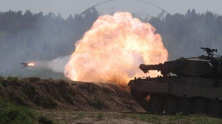 Video thumbnail: PBS NewsHour News Wrap: Poland steps up pressure to send tanks to Ukraine