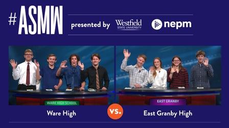 Video thumbnail: As Schools Match Wits Ware High Vs. East Granby High (Feb  4 at 7 p.m.)