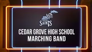 Cedar Grove Marching Band Championship Halftime Performance