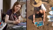 Painter Erica Peebus & Cyanotype Artist Erin Patton-McFarren