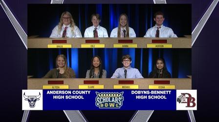 Video thumbnail: Scholars' Bowl Anderson County vs Dobyns-Bennett