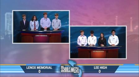 Video thumbnail: As Schools Match Wits Lenox Memorial vs Lee High School (April 8 7pm)