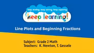 Grade 2 Math #13: Line plots and beginning fractions