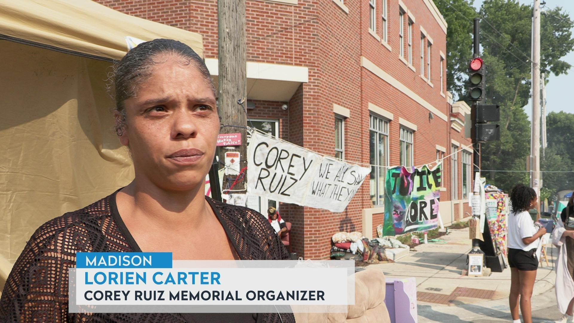 Lorien Carter on maintaining a street memorial to Corey Ruiz Lorien Carter on maintaining a street memorial to Corey Ruiz