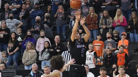 Video thumbnail: High School Activities 2021 Boys A Basketball | Dell Rapids vs. Dakota Valley