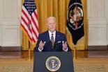 Biden acknowledges setbacks to U.S. agenda in rare presser