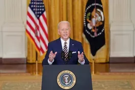 Biden acknowledges setbacks to U.S. agenda in rare presser