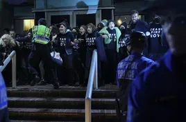 Rallies highlight U.S. tensions as Israel-Hamas war persists