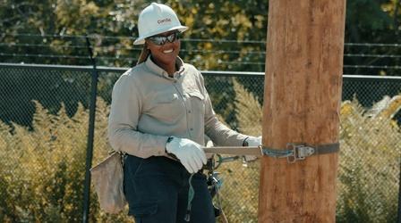 Video thumbnail: PBS NewsHour A Chicago electrical worker on empowering her community