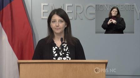 Video thumbnail: NC Emergency Management and Weather 01/14/21: Coronavirus Briefing (Spanish)