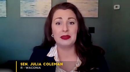 Video thumbnail: Almanac Senator Julia Coleman’s Push For Family Leave