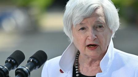Video thumbnail: PBS NewsHour Child tax credit should boost working families, Yellen says