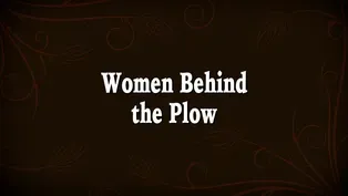 Women Behind the Plow