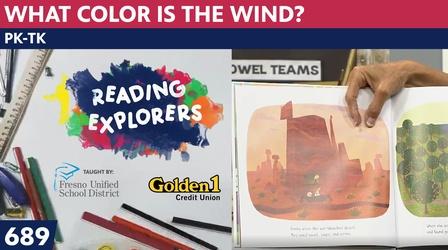 Video thumbnail: Reading Explorers PK-TK-689: What Color is the Wind?