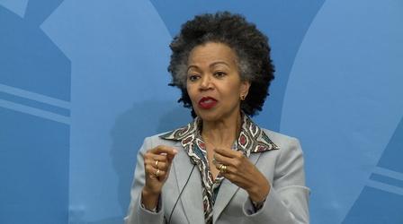 Video thumbnail: The City Club Forum A Conversation with Ambassador Gina Abercrombie-Winstanley