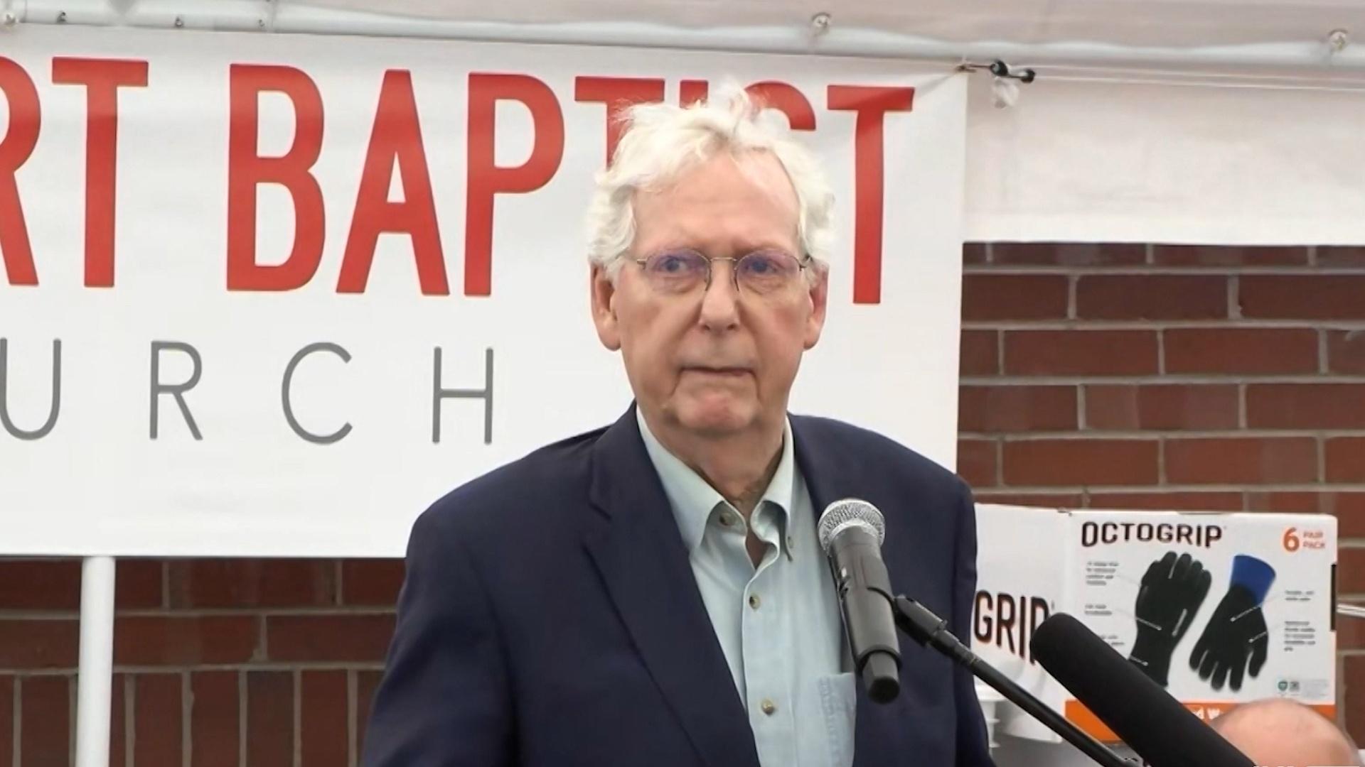 Sen. McConnell Tours Tornado Damage in Laurel County