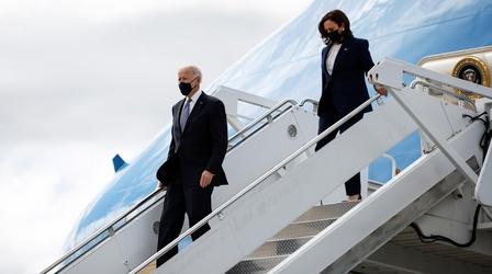 Video thumbnail: PBS NewsHour News Wrap: Biden, Harris meet Asian American leaders in GA