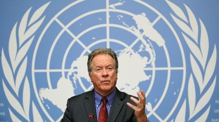 Video thumbnail: PBS NewsHour World Food Programme director on addressing growing hunger