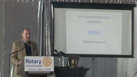 Video thumbnail: Evansville Rotary Club Regional Voices: Tim Black, WNIN Strategic Plan