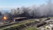 Heavy fighting rages on at a besieged Mariupol steel mill