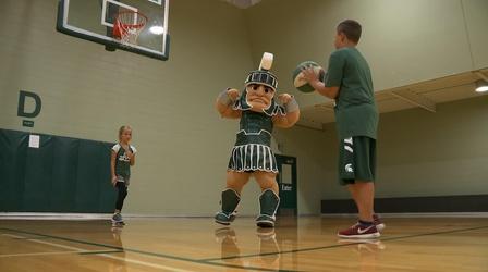 Video thumbnail: WKAR Family Exercise Fun with Kids | Sparty Time!