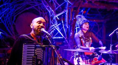 Video thumbnail: PBS NewsHour DakhaBrakha uses music to draw attention to war in Ukraine