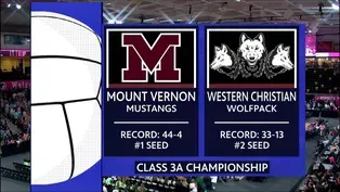 Class 3A - Mount Vernon Mustangs vs. Western Christian Wolfpack