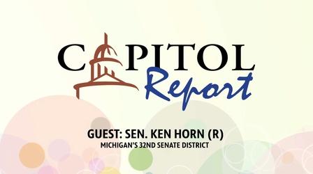 Video thumbnail: Capitol Report Guest: Sen. Ken Horn (R)