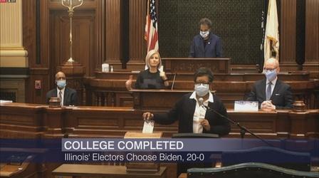 Video thumbnail: Chicago Tonight Electoral College Confirms Joe Biden’s Victory