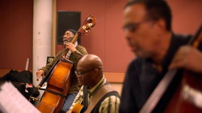 Ron Rehearses with Stanley Clarke and Russell Malone