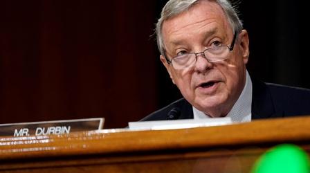 Video thumbnail: PBS NewsHour Democrats shift stance on a sized-down economic relief bill